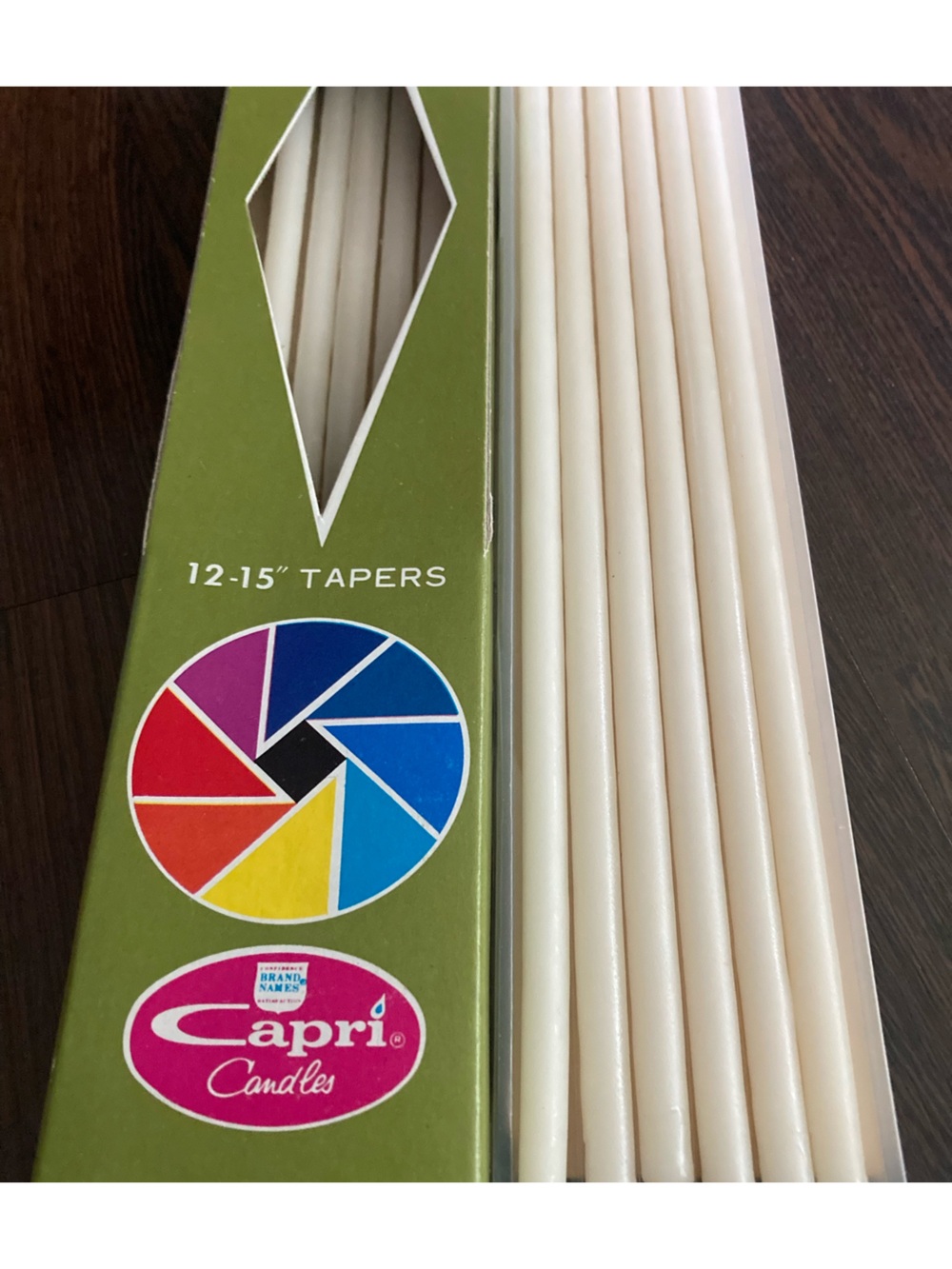 Scandia White Taper Candles by Capri - Classic White Set - Picture 3 of 5